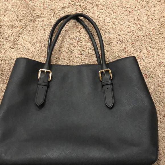 Black leather Kate spade tote bag - Picture 3 of 5